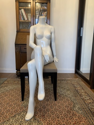 Seated female mannequin full - seated,
