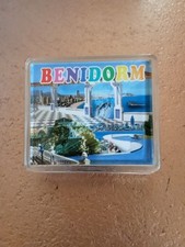 Benidorm Spain Clip Souvenir Fridge Magnet Castle View 