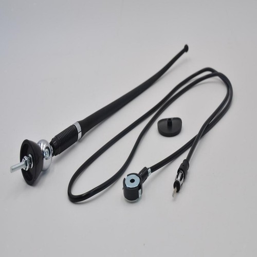Black car aerials extension - black,