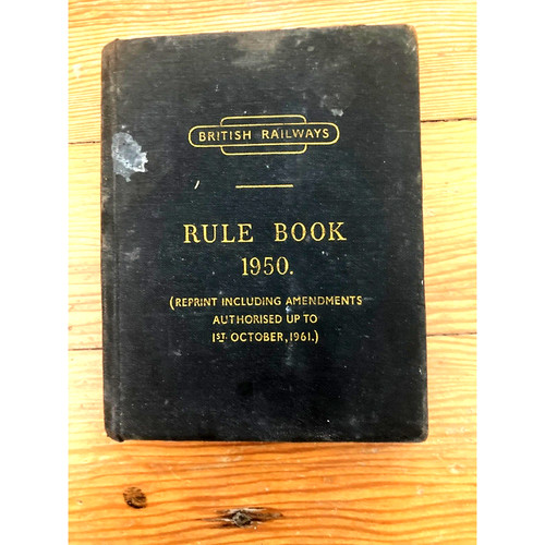 British railways rule - british, book