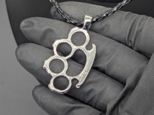BRASS KNUCKLE DUSTER PENDANT