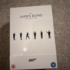 The James Bond Collection DVD Box Set, 24 Bond Films. From Dr No to Spectre. New