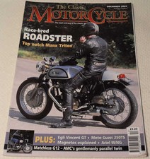 Classic MC Dec 2004 Triton, James Number 8, Egli-Vincent, Covel Twin, Ariel W/NG