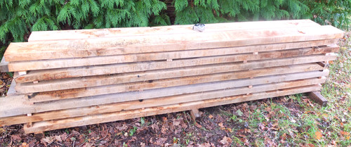 Solid oak planks - oak, 2.4m