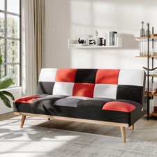 Colorblock Patchwork Sofabed