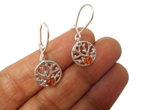 Amber sterling silver 925 - ,
