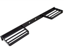 Black double rear tow bar/ball