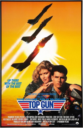 Top gun movie poster - top,
