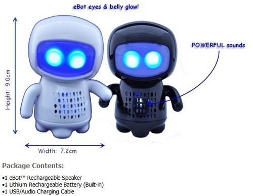 Musibytes ebots silver mini - musibytes,