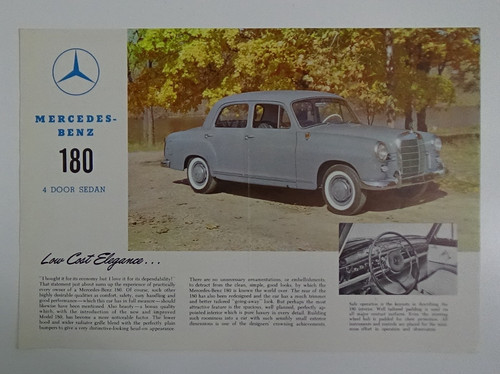Vintage mercedes benz 180 - 180, 4