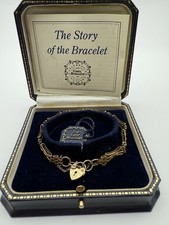 Vintage 9ct Gold Gate Bracelet