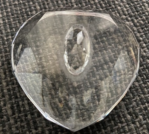 Paperweight faceted crystal - paperweight,
