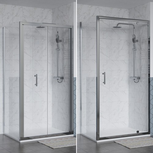 Bifold pivot hinged shower - bifold,