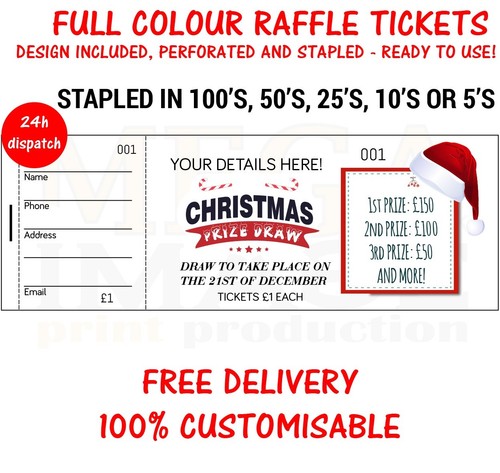 Raffle prize draw tickets - raffle,