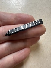 Jaguar XJ6 X300 4.0 litre B/C Post Badge Silver Genuine ‘95-‘97 Never Fitted!