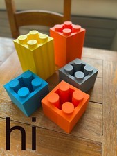 Reduced brick style vase - style,