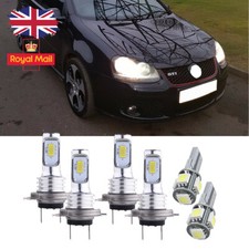 FOR VW Golf MK5 2003-2009 6PC H7 H7 501 High/Low/Side LED Headlight Bulbs Qty6
