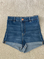 Ladies Blue Denim Shorts from