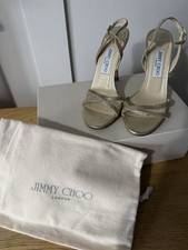 Jimmy choo Size 4 Gold Leather