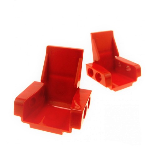 Lego technic seat 3x2 red - 3x2,