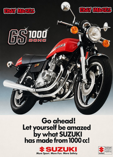 Suzuki gs1000e poster print - poster,