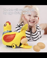 Electric Laying Egg Chicken Toy Doll with Sound Music Talking Walking