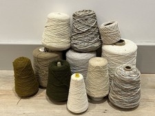 Wool Bundle Cones Yarn Vintage