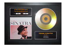 Frank Sinatra Signed Gold Disc Album Ltd Edition Framed Picture Memorabilia