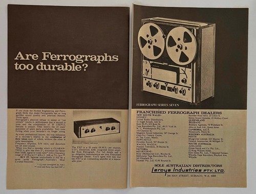 Ferrograph series seven - series, tape