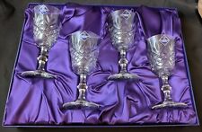 Set of 4 Boxed Edinburgh Crystal Tay Port Wine Glasses  Scottish