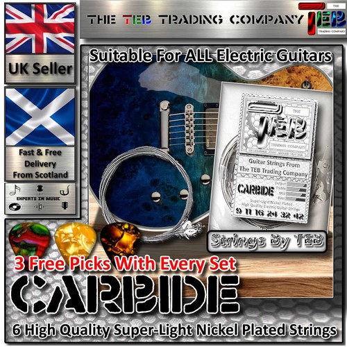 Electric guitar strings set - -,