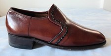*Superb* UK6G wide fit/ BARKER of Earls Barton/ Brown Leather Shoes/handmade/VGC