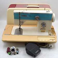 Vintage Riccar 510 Super Z Stretch Sewing Machine Zig Zag Japan 1960s 1970s