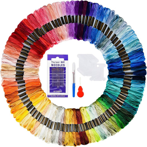 Embroidery threads 100 skeins - threads,
