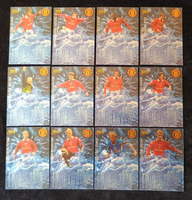 Futera Manchester United France 1998 Card Set David Beckham Rookie Rare x12 card