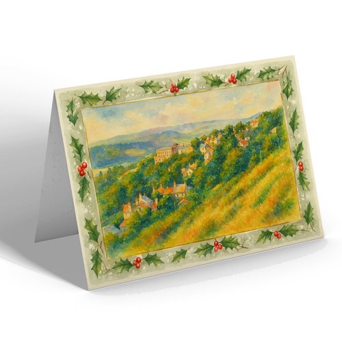 Xmas notelet west malvern - xmas,
