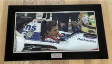Framed Ayrton Senna Final