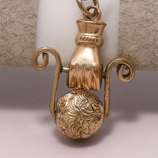 Antique Victorian Hand Orb