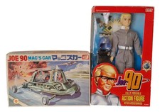 JOE 90 action figure and  Mac's Jet car model kit bundle
