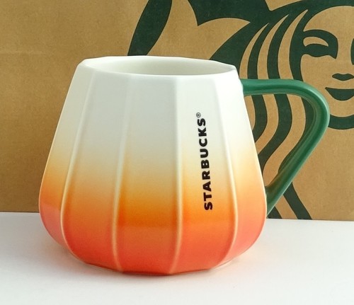 Starbucks ribbed pumpkin mug - ribbed,