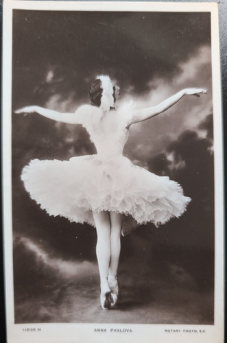 Vintage postcard anna pavlova - postcard,