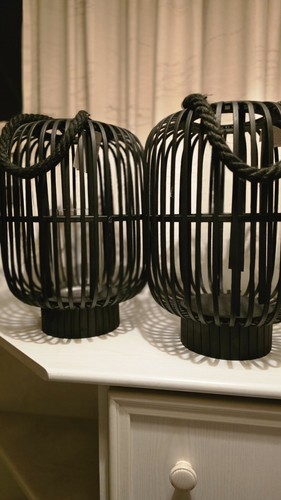 Large black lanterns - large,