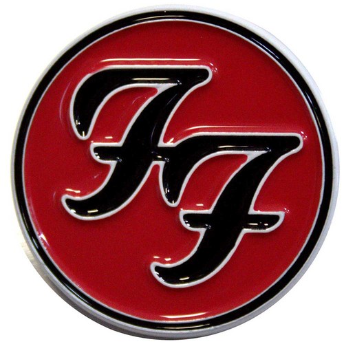 Foo fighters band logo pin - foo, ff