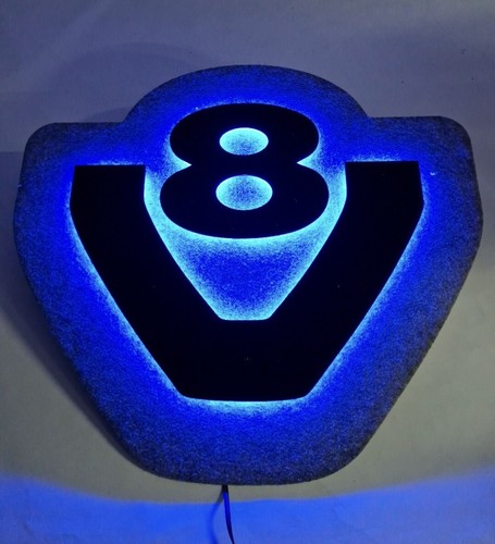 Scania blue neon led - v8,