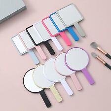 Square ROUND-Shape Hand Mirror Held Vanity Mirror Standing Makeup Dresser Mirror