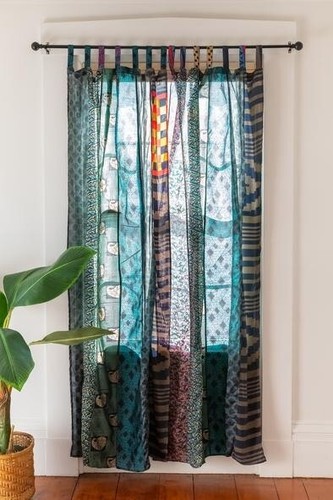 Indian vintage sari patchwork - indian,