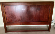 Vintage Mahogany Wooden Double Bed Headboard