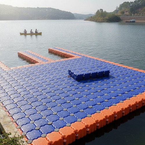 Floating dock pontoon water - dock,