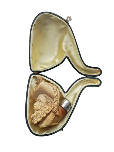 Vintage large meerschaum pipe - large,