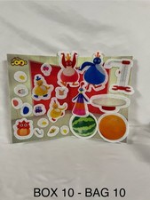 Twirlywoos Fuzzy Felt *Very Rare* set of 20 Inc very important lady, purple car 